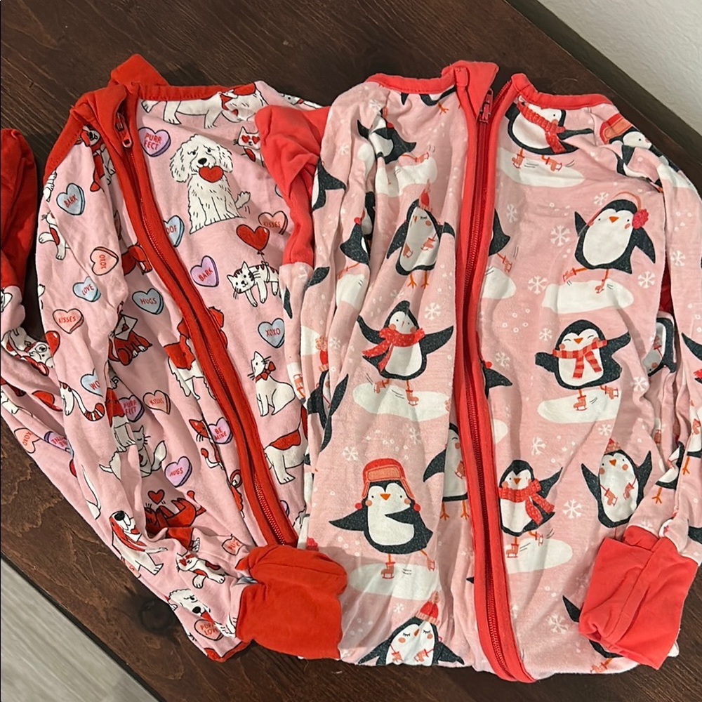 Little Sleepies Footie lot of 2! Sz 12-18